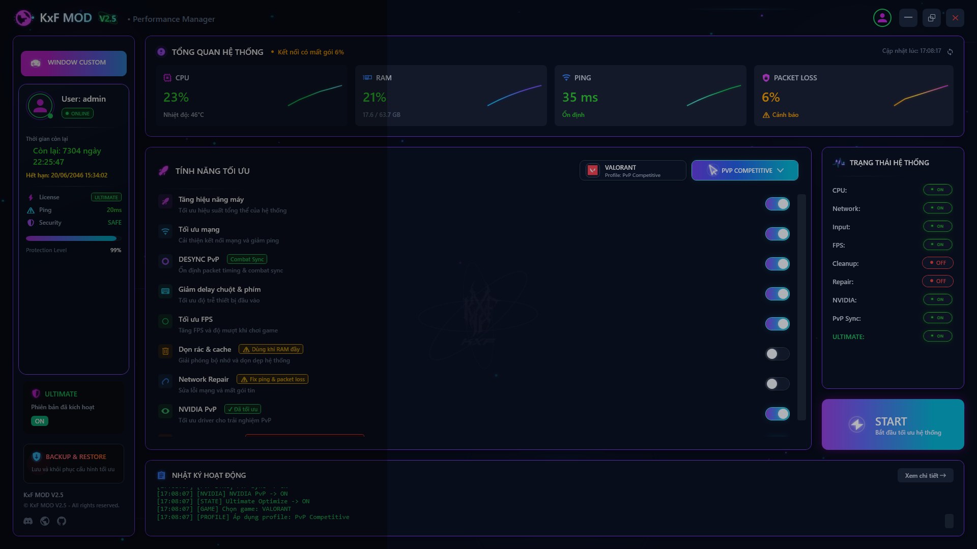 KxF Performance Manager V2.5